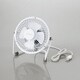 USB扇風機 コンパクトサイズ 角度調整 ホワイト FAN-U182WH