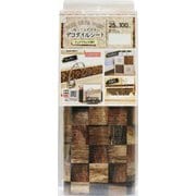 デコタイル DGT-07 ウッドブロック BR 25cm×100cm [マット・シート]