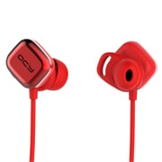 Bluetoothイヤホン マグネットスイッチ式 レッド QCY-M1PRO RED