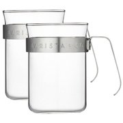 Metal Framed Cups 2pcs set Electric Steel 220ml 6BC024-005