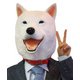 M2 白犬マスク [パーティグッズ]