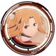 ソードアート・オンライン オーディナル・スケール ポリカバッジ アスナ C [キャラクターグッズ]