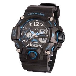 アナデジウォッチ SPORTS-G ブルー メンズ ADWW17097-03