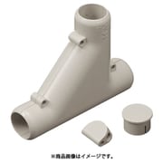 VEB-22J [ビニル電線管付属品 VE菅分岐 適合管VE22 ケーブルの許容範囲曲げ半径85mm以下 ベージュ]
