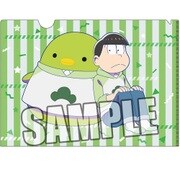 おそ松さん クリアファイル2枚セット ちゅんコレと一緒Ver. チョロ松・一松 [縦310×横220mm]