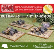 2G20001 [1/72スケール ミリタリーシリーズ ソビエト軍 45mm対戦車砲 (火砲×4＋フィギュア×16)]