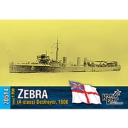 CS70514 [1/700スケール レジン製艦船キット 英駆逐艦ゼブラ・1900]
