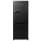 レトロスタイル冷蔵庫 150L・2ドア スペースシルバー DR-C15BS