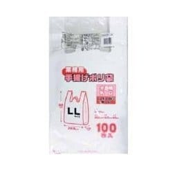 業務屋さんレジバッグ 乳白 LL エンボス加工 RB-LLW