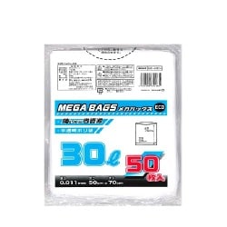メガバッグス ECO 半透明 30L 50枚 ME-30EH