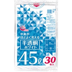 WH-7 [半透明ホワイト 45L 30P]