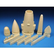BR72296 [1/72 レジン製ディティールアップパーツセット B-1B ノーズ＆テイルコーンセット]
