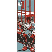 MARVEL デッドプール 手ぬぐい 「格子に富士」 [約H1000×W350mm]