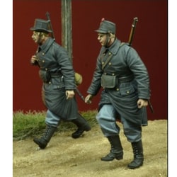DD35105 [WWI ベルギー歩兵 行軍中 1914-1915 (2体セット) 1/35 レジン製ミリタリーフィギュアシリーズ]