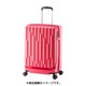 スーツケース 旅行日数目安：1～2泊 36L TSAロック搭載 GALE-F18 ピンク