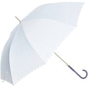 長傘 ドットサークル 60cm サックス [傘]