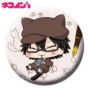 文豪ストレイドッグス DEAD APPLE ネコメンズ 缶バッジ 江戸川乱歩 [キャラクターグッズ]