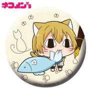 文豪ストレイドッグス DEAD APPLE ネコメンズ 缶バッジ 宮沢賢治 [キャラクターグッズ]