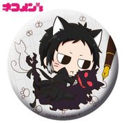 文豪ストレイドッグス DEAD APPLE ネコメンズ 缶バッジ 芥川龍之介 [キャラクターグッズ]
