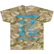 ひそねとまそたん ミニマル迷彩Tシャツ ベージュカモフラージュ Lサイズ [キャラクターグッズ]