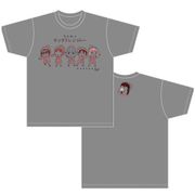 ゆるキャン△ Tシャツ サンタクレンジャー グレー Lサイズ [キャラクターグッズ]