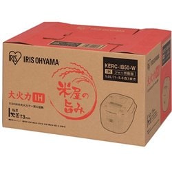 アイリスオーヤマ IHジャー炊飯器（5.5合炊き） ホワイト/シャンパンゴールドIRIS OHYAMA KERC-IB50-W ヨドバシ.com - アイリスオーヤマ IRIS OHYAMA IH炊飯器 5.5合