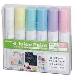 マーカー ジュースペイント 中字 6色セット パステル SJP120MN-6CP