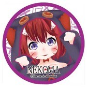けもみみおーこく国営放送 撮りおろし缶バッジ ねこま [キャラクターグッズ]