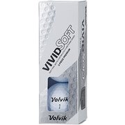 VSWHSL [ゴルフボール VOLVIK VIVID SOFT WH 1スリーブ 3球入り]