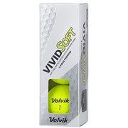 VSYLSL [ゴルフボール VOLVIK VIVID SOFT YL 1スリーブ 3球入り]
