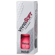 VSPKSL [ゴルフボール VOLVIK VIVID SOFT PK 1スリーブ 3球入り]