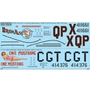 KW132129 [WWII アメリカ軍 P-51D マスタング 44-11661 QP-X Iron Ass ＆ 44-14376 CG-T One Mustang /One Musthang 1/32 デカール]