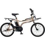 電動アシスト自転車 イーゼット 20型 内装3段変速 2018年モデル マットゴールド BE-ELZ032AT