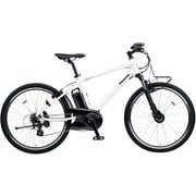 電動アシスト自転車 ハリヤ 26型 外装7段変速 2018年モデル クリスタルホワイト BE-ELH242BF