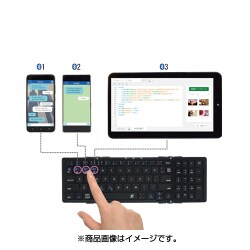 ヨドバシ.com - スリーイー 3E 3E-BKY7-BR [Bluetooth Keyboard