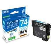 互換リサイクルインクカートリッジ エプソン ICC74 シアン(顔料) JIT-KE74C