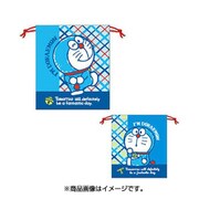 I'm DORAEMON 巾着 チェック [キャラクターグッズ]