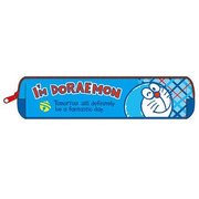 I'm DORAEMON 横型スリムポーチ チェック [キャラクターグッズ]