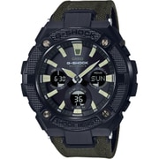 G-STEEL（Gスチール） 電波ソーラー ミリタリーテイスト ブラック/カーキ GST-W130BC-1A3JF