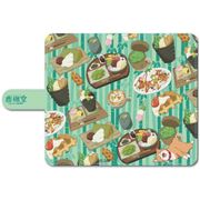 鹿楓堂よついろ日和 スマホケース メニュー柄 [キャラクターグッズ]