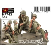 HF743 [1/35 レジン製ミリタリーフィギュア ベトナム共和国陸軍M113クルー Bセット]