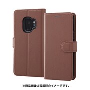 Galaxy S9 手帳型ケース ベーシックレザー/ダークブラウン INA-GS9ELC1/DK