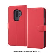 Galaxy S9＋ 手帳型ケース ベーシックレザー/レッド INA-GS9PELC1/R