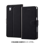 INA-ARK4ELC1/BB [arrowsBe F-04K 手帳型ケース ベーシックレザー/ブラック/ブラック]