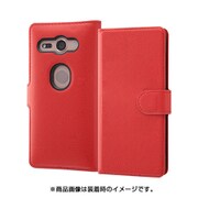 INA-RXZ2COELC3/R [Xperia XZ2 Compact 手帳型ケース/レッド]