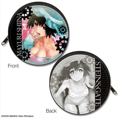 Steins Gate シュタインズ ゲート まるっとレザーケース 02 椎名まゆり 約直径90mm