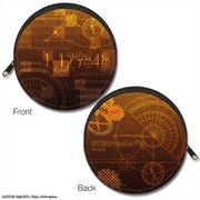 STEINS;GATE シュタインズ・ゲート まるっとレザーケース 03 モチーフ [約直径90mm]