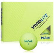 VOLVIK VIVID LITE YL [ゴルフボール 1ダース 12球入り シャーベットイエロー]