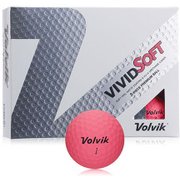VOLVIK VIVID SOFT PK [ゴルフボール 1ダース12球入り ピンク]