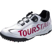 SHTS8TWH ホワイト スパイクレスシューズ 25.5cm 3E 2018年モデル [ゴルフシューズ]